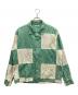 BODE（ボーディ）の古着「BOTANICAL PATCHWORK LS SHIRT」｜グリーン×ホワイト
