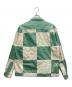 BODE (ボーディ) BOTANICAL PATCHWORK LS SHIRT グリーン×ホワイト サイズ:SIZE L/XL：23000円