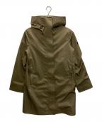 AIGLEエーグル）の古着「透湿防水 ロングフーデッドコート」｜カーキ