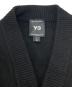 中古・古着 Y-3 (ワイスリー) GRAPHIC KNIT CARDIGAN ブラック サイズ:SIZE　L：30000円