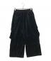 MAISON SPECIAL (メゾンスペシャル) Prime-Wide Velor Cargo Pants ブラック サイズ:SIZE 1：7000円