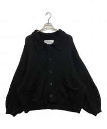 VOAAOV（ヴォアーブ）の古着「MOHAIR KNIT Blouson Cardigan」｜ブラック