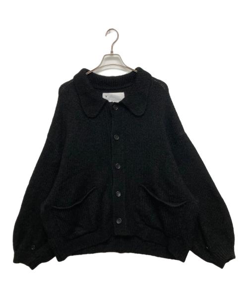 VOAAOV（ヴォアーブ）VOAAOV (ヴォアーブ) MOHAIR KNIT Blouson Cardigan ブラック サイズ:SIZE 1の古着・服飾アイテム