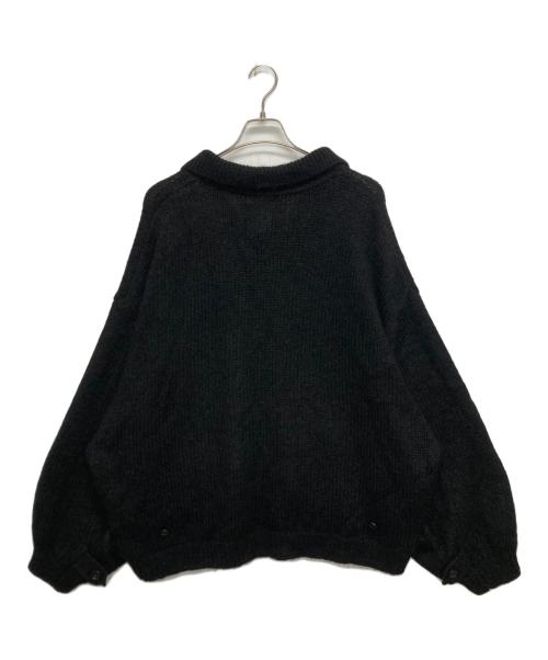 VOAAOV（ヴォアーブ）VOAAOV (ヴォアーブ) MOHAIR KNIT Blouson Cardigan ブラック サイズ:SIZE 1の古着・服飾アイテム