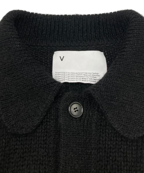VOAAOV（ヴォアーブ）VOAAOV (ヴォアーブ) MOHAIR KNIT Blouson Cardigan ブラック サイズ:SIZE 1の古着・服飾アイテム