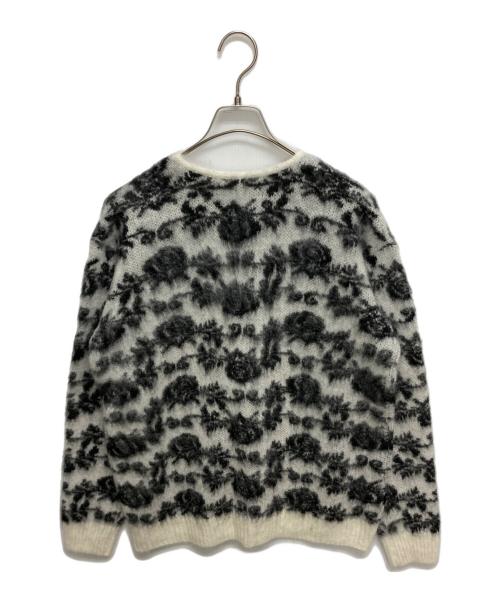 Needles（ニードルズ）Needles (ニードルズ) Mohair mix cardigan rose ホワイト×ブラック サイズ:SIZE Sの古着・服飾アイテム
