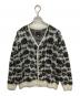 Needles（ニードルズ）の古着「Mohair mix cardigan rose」｜ホワイト×ブラック