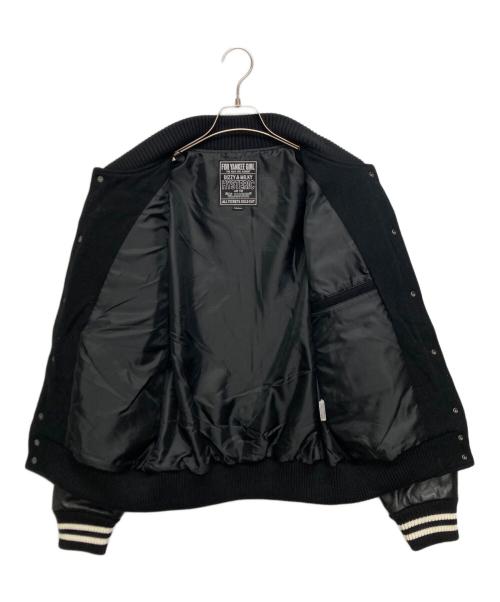 Hysteric Glamour（ヒステリックグラマー）Hysteric Glamour (ヒステリックグラマー) TURN THE MUSIC UP刺繍スタジャン ブラック サイズ:SIZE Mの古着・服飾アイテム