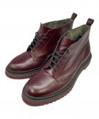 ADIEVアデュー）の古着「レザーブーツ」｜ボルドー