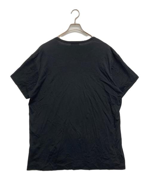 Yohji Yamamoto pour homme（ヨウジヤマモト プールオム）Yohji Yamamoto pour homme (ヨウジヤマモト プールオム) ディオラマスムースチャイナボタンTシャツ ブラック サイズ:3の古着・服飾アイテム