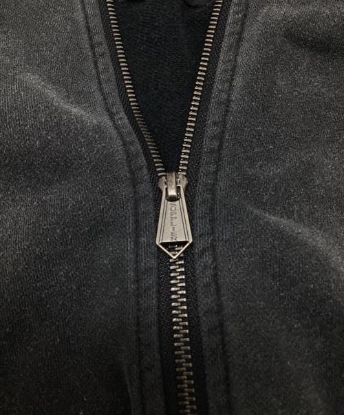 SUPPLIER（サプライヤー）SUPPLIER (サプライヤー) FIRE PETTERN RHINESTONE ZIP HOODIE ブラック サイズ:SIZE Mの古着・服飾アイテム