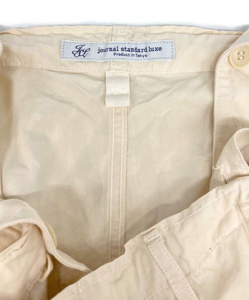 journal standard luxe（ジャーナルスタンダード ラックス）JOURNAL STANDARD LUXE (ジャーナルスタンダード リュクス) CLポプワッシャー サスペンダーパンツ ベージュ サイズ:SIZE Freeの古着・服飾アイテム