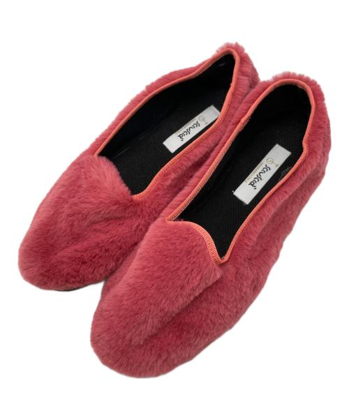 sciuscia（シューシャ）sciuscia (シューシャ) TRAGARA ファーシューズ ピンク サイズ:SIZE 37の古着・服飾アイテム