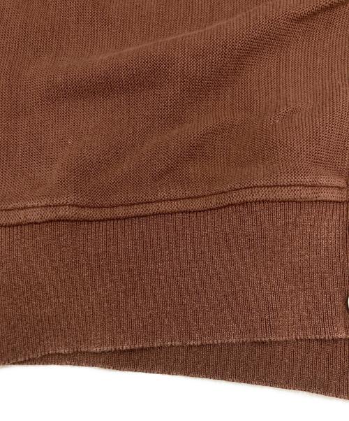 Yonetomi（ヨネトミ）Yonetomi (ヨネトミ) GIMA COTTON KNIT C/D ブラウン サイズ:SIZE 2の古着・服飾アイテム