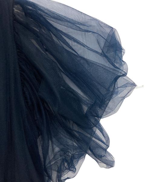 Fabiana Filippi（ファビアナフィリッピ）fabiana filippi (ファビアナフィリッピ) チュールレーストップス ネイビー サイズ:SIZE 42の古着・服飾アイテム