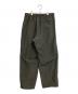 MARKAWARE (マーカウェア) BRATAC SILK × ORGANIC WOOL TAFFETA WIDE TRUCK PANTS グレー サイズ:SIZE 2：25000円