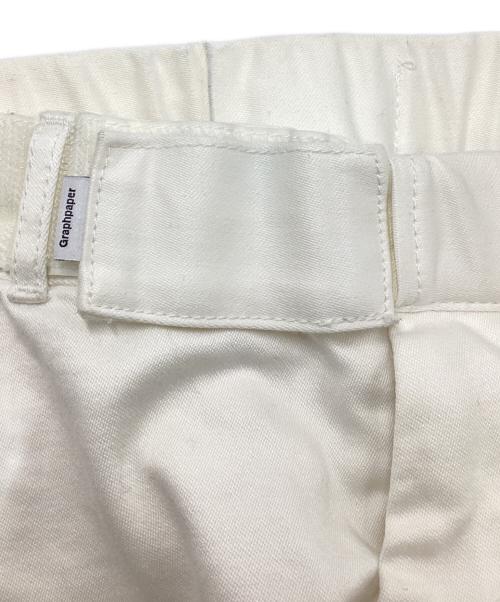 Graphpaper（グラフペーパー）Graphpaper (グラフペーパー) Finx Original Wide Easy Slacks ホワイト サイズ:SIZE Freeの古着・服飾アイテム