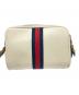 GUCCI (グッチ) フィディア レザー ウェブ ストライプ アイボリー：70000円