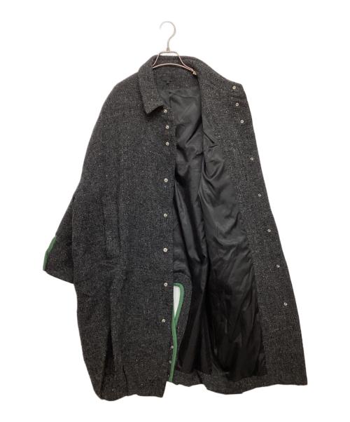 Omar Afridi（オマールアフリディ）Omar Afridi (オマールアフリディ) ディストーテッドコクーンコート グレー サイズ:SIZE　46の古着・服飾アイテム