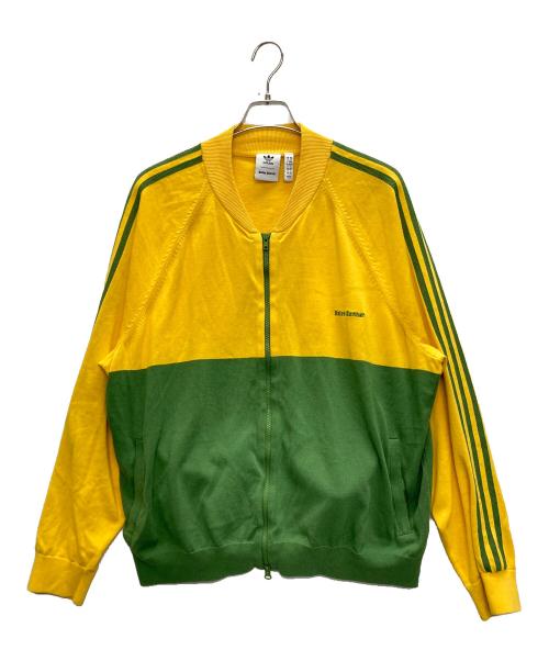 adidas（アディダス）adidas (アディダス) WALES BONNER (ウェールズボナー) NEW KNIT TRACK TOP イエロー×グリーン サイズ:SIZE 6XLの古着・服飾アイテム