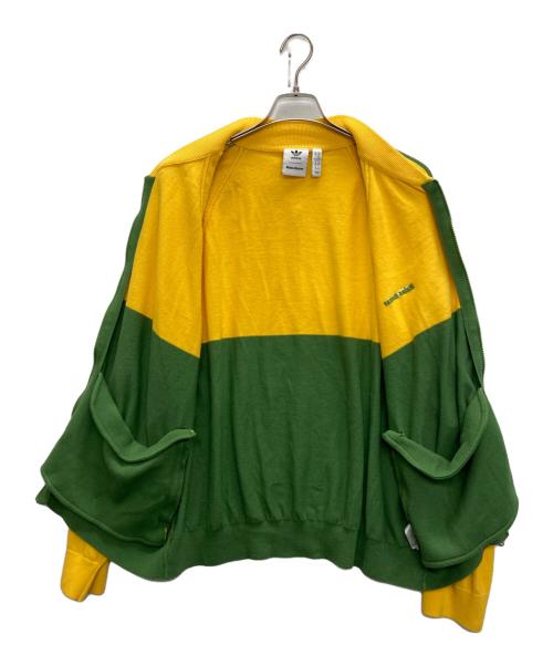 adidas（アディダス）adidas (アディダス) WALES BONNER (ウェールズボナー) NEW KNIT TRACK TOP イエロー×グリーン サイズ:SIZE 6XLの古着・服飾アイテム