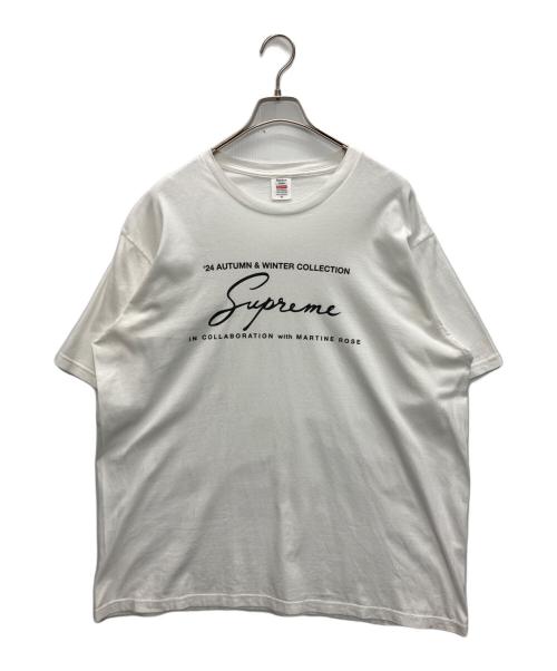 SUPREME（シュプリーム）SUPREME (シュプリーム) MARTINE ROSE (マーティン・ローズ) Martine Rose Tee ホワイト サイズ:SIZE XLの古着・服飾アイテム