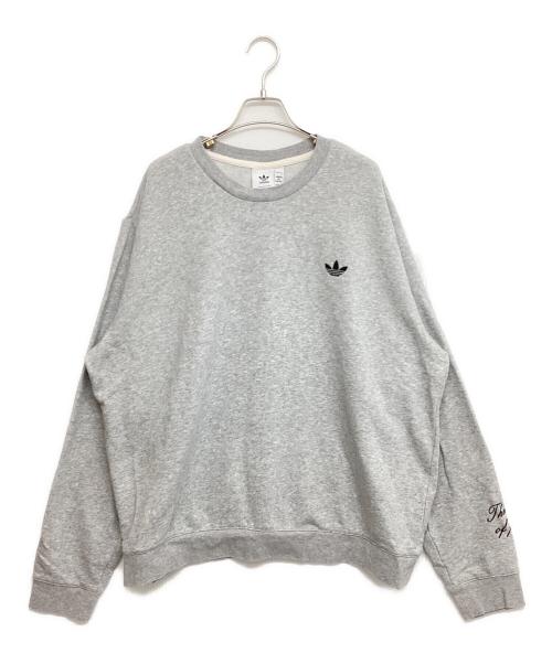 adidas（アディダス）adidas (アディダス) WALES BONNER (ウェールズボナー) L/S G CREW グレー サイズ:SIZE 4XLの古着・服飾アイテム
