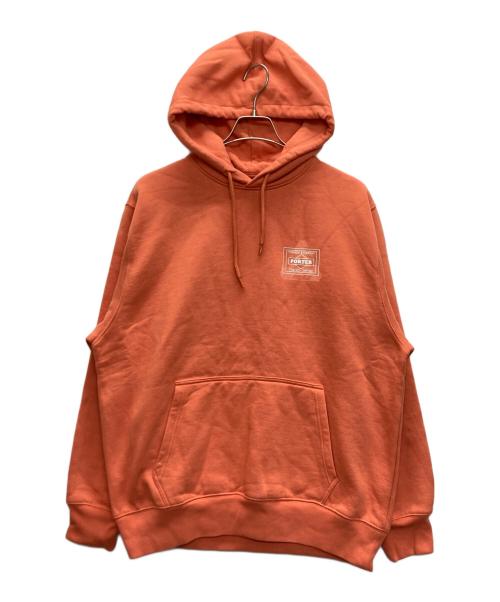 PORTER（ポーター）PORTER (ポーター) PALACE (パレス) LOGO HOODIE オレンジ サイズ:SIZE XLの古着・服飾アイテム