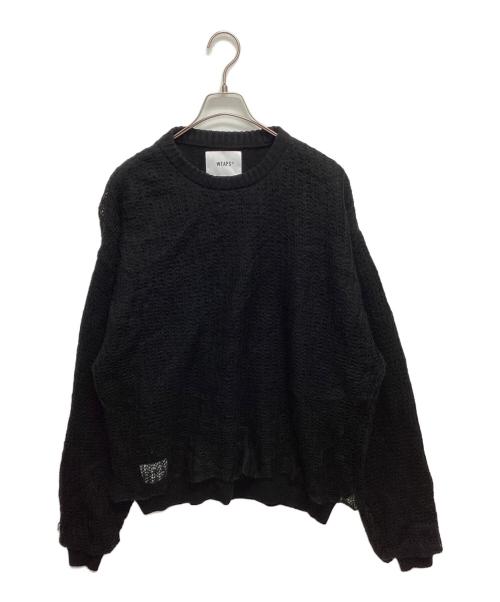 WTAPS（ダブルタップス）WTAPS (ダブルタップス) OBSVR SWEATER ブラック サイズ:SIZE 04の古着・服飾アイテム