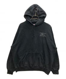 SUPREME×MARTINE ROSE（シュプリーム×マーティン・ローズ）の古着「Hooded Sweatshirt」｜ブラック