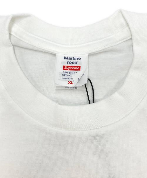 SUPREME（シュプリーム）Supreme (シュプリーム) Martine rose (マーティン・ローズ) Martine Rose Tee ホワイト サイズ:SIZE XLの古着・服飾アイテム