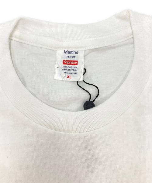 SUPREME（シュプリーム）Supreme (シュプリーム) Martine rose (マーティン・ローズ) Martine Rose Tee ホワイト サイズ:SIZE XLの古着・服飾アイテム