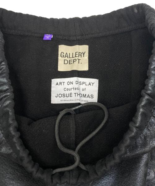 GALLERY DEPT（ギャラリー デプト）GALLERY DEPT (ギャラリー デプト) GDロゴコーティングスウェットパンツ ブラック サイズ:SIZE XLの古着・服飾アイテム