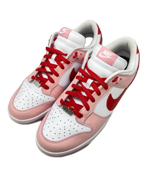 NIKE BY YOU（ナイキバイユー）NIKE BY YOU (ナイキバイユー) DUNK LOW ホワイト×ピンク サイズ:SIZE US11の古着・服飾アイテム