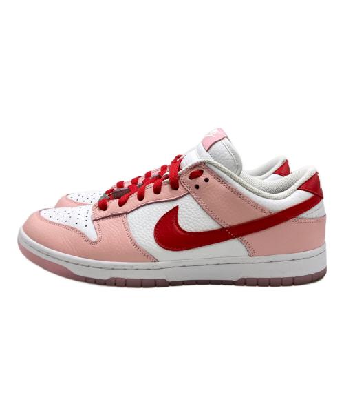 NIKE BY YOU（ナイキバイユー）NIKE BY YOU (ナイキバイユー) DUNK LOW ホワイト×ピンク サイズ:SIZE US11の古着・服飾アイテム