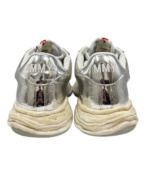 MIHARA YASUHIRO（ミハラヤスヒロ）MIHARA YASUHIRO (ミハラヤスヒロ) WAYNE OG Sole Cracking Leather Low-top Sneaker シルバー サイズ:SIZE 45の古着・服飾アイテム