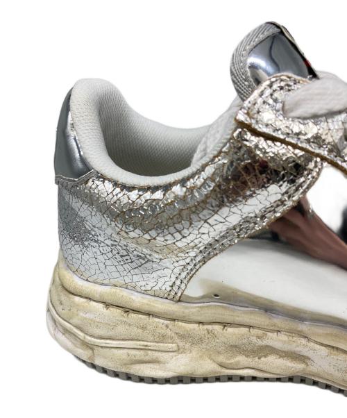 MIHARA YASUHIRO（ミハラヤスヒロ）MIHARA YASUHIRO (ミハラヤスヒロ) WAYNE OG Sole Cracking Leather Low-top Sneaker シルバー サイズ:SIZE 45の古着・服飾アイテム