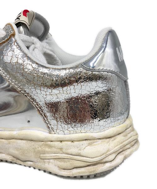 MIHARA YASUHIRO（ミハラヤスヒロ）MIHARA YASUHIRO (ミハラヤスヒロ) WAYNE OG Sole Cracking Leather Low-top Sneaker シルバー サイズ:SIZE 45の古着・服飾アイテム
