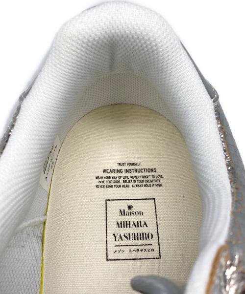 MIHARA YASUHIRO（ミハラヤスヒロ）MIHARA YASUHIRO (ミハラヤスヒロ) WAYNE OG Sole Cracking Leather Low-top Sneaker シルバー サイズ:SIZE 45の古着・服飾アイテム