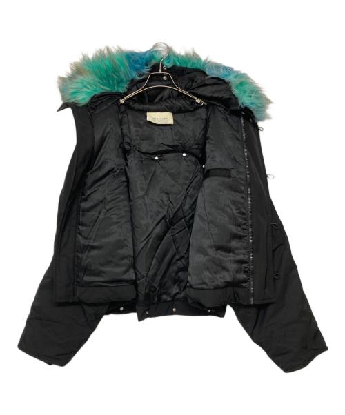 1017 ALYX 9SM（テンセブンティーン アリクス ナインエスエム）1017 ALYX 9SM (テンセブンティーン アリクス ナインエスエム) グラフィック フーデッド パデッドジャケット ブラック サイズ:SIZE Lの古着・服飾アイテム