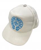 CHROME HEARTSクロムハーツ）の古着「DENIM HORSESHOE CAP」｜ホワイト
