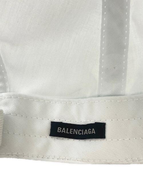 BALENCIAGA（バレンシアガ）BALENCIAGA (バレンシアガ) VOGUE (ヴォーグ) ベースボールキャップ ホワイト サイズ:SIZE L（59cm）の古着・服飾アイテム