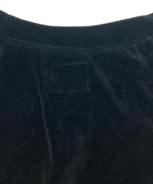 Needles（ニードルズ）Needles (ニードルズ) STUDIOUS (ステュディオス) 別注ベロアトラッククルーネックスウェット ブラック×パープル サイズ:SIZE Mの古着・服飾アイテム