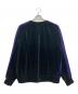 Needles (ニードルズ) STUDIOUS (ステュディオス) 別注ベロアトラッククルーネックスウェット ブラック×パープル サイズ:SIZE M：12000円