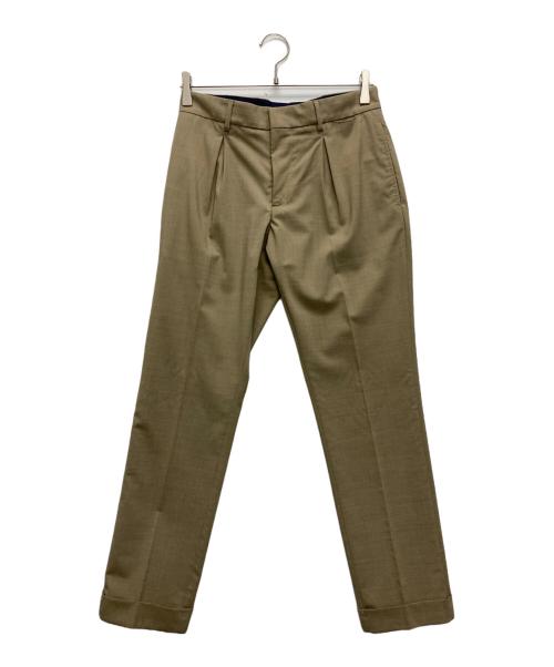 giab's ARCHIVIO（ジャブス アルキヴィオ）giab's ARCHIVIO (ジャブス アルキヴィオ) テクノウール 1プリーツ パンツ ベージュ サイズ:44の古着・服飾アイテム