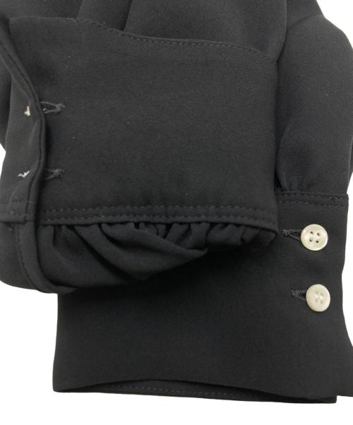 BALLSEY（ボールジィ）BALLSEY (ボールジィ) ドライクロス スキッパーカラーワンピース ブラック サイズ:SIZE 36の古着・服飾アイテム