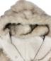 中古・古着 THINK FUR (シンクファー) Gradation Fur Foody Jacket ベージュ サイズ:SIZE FREE 未使用品：17000円