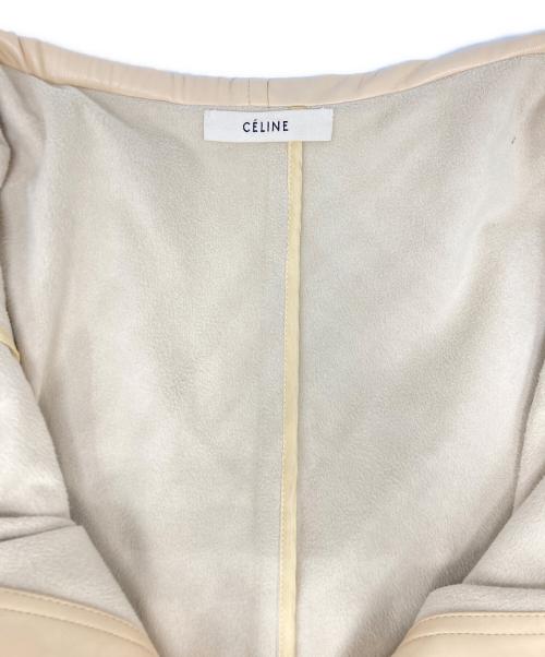 CELINE（セリーヌ）CELINE (セリーヌ) エコレザーポンチョ ベージュ サイズ:SIZE 38の古着・服飾アイテム