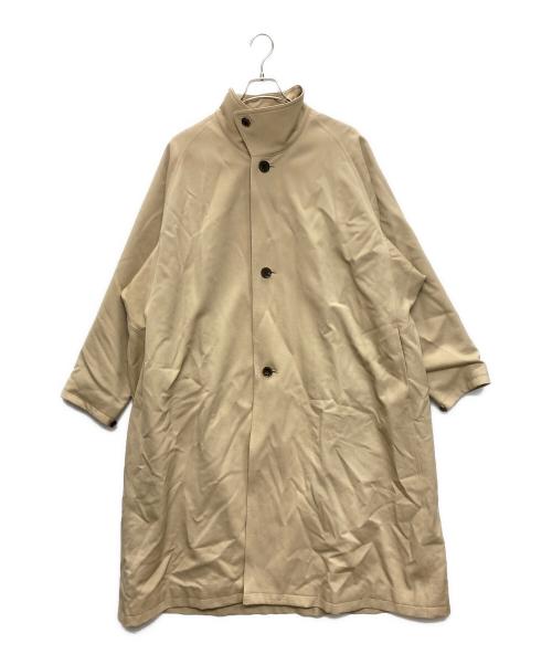 CABAN（キャバン）CABAN (キャバン) ウールギャバジン スタンドカラーコート ベージュ サイズ:SIZE Mの古着・服飾アイテム