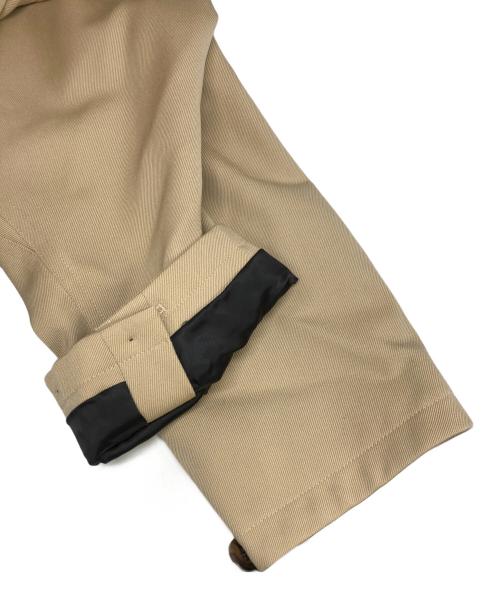 CABAN（キャバン）CABAN (キャバン) ウールギャバジン スタンドカラーコート ベージュ サイズ:SIZE Mの古着・服飾アイテム